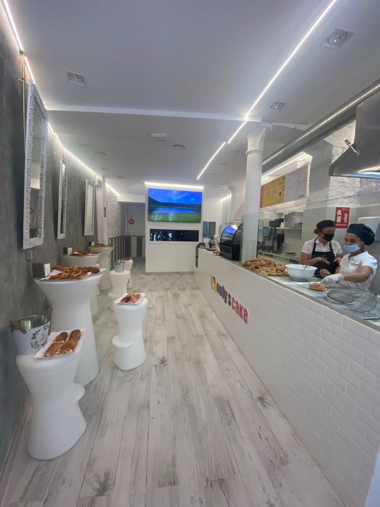 Interior del proyecto Molly's Cake