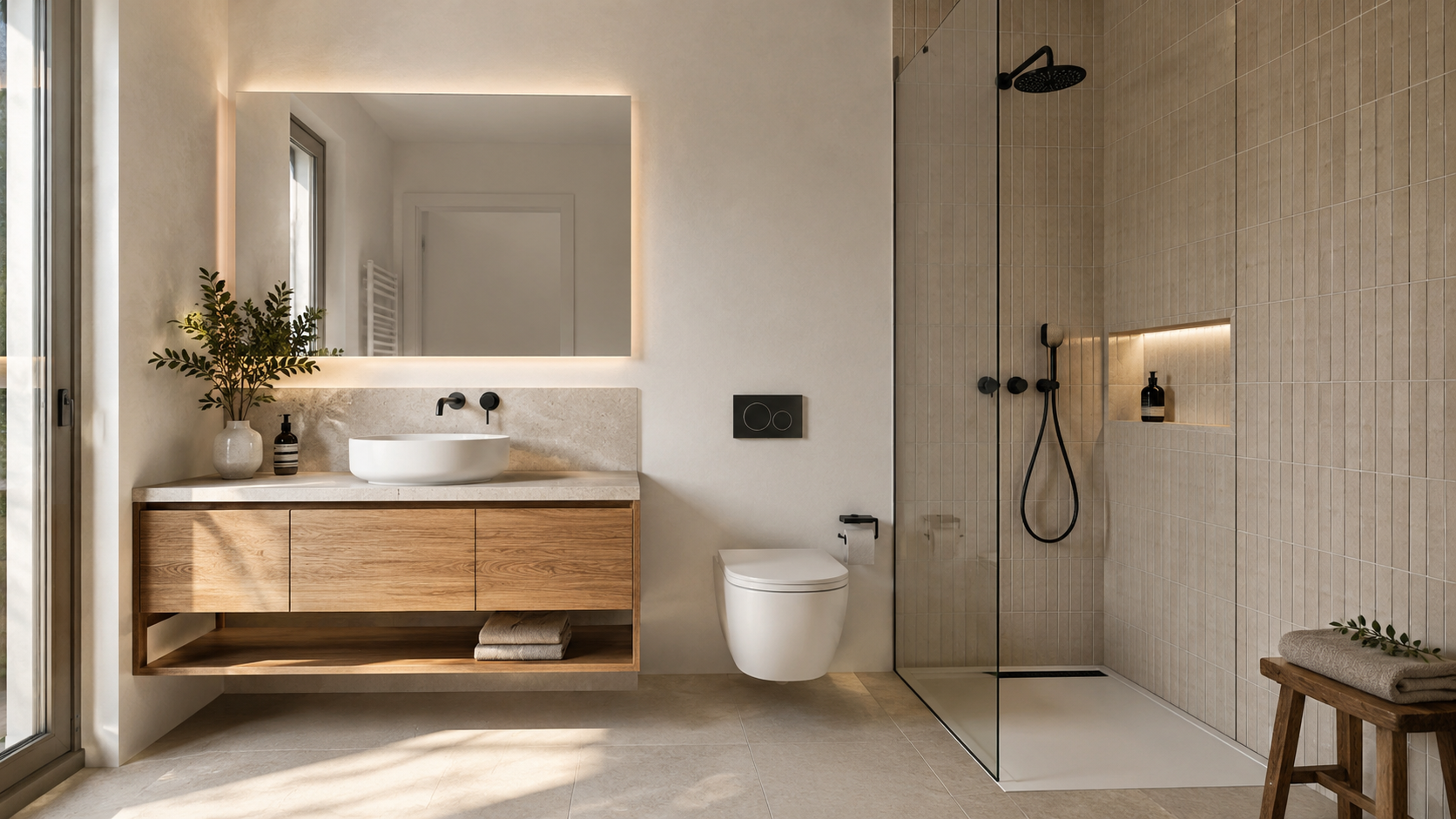 Baño reformado por Tena Reformas